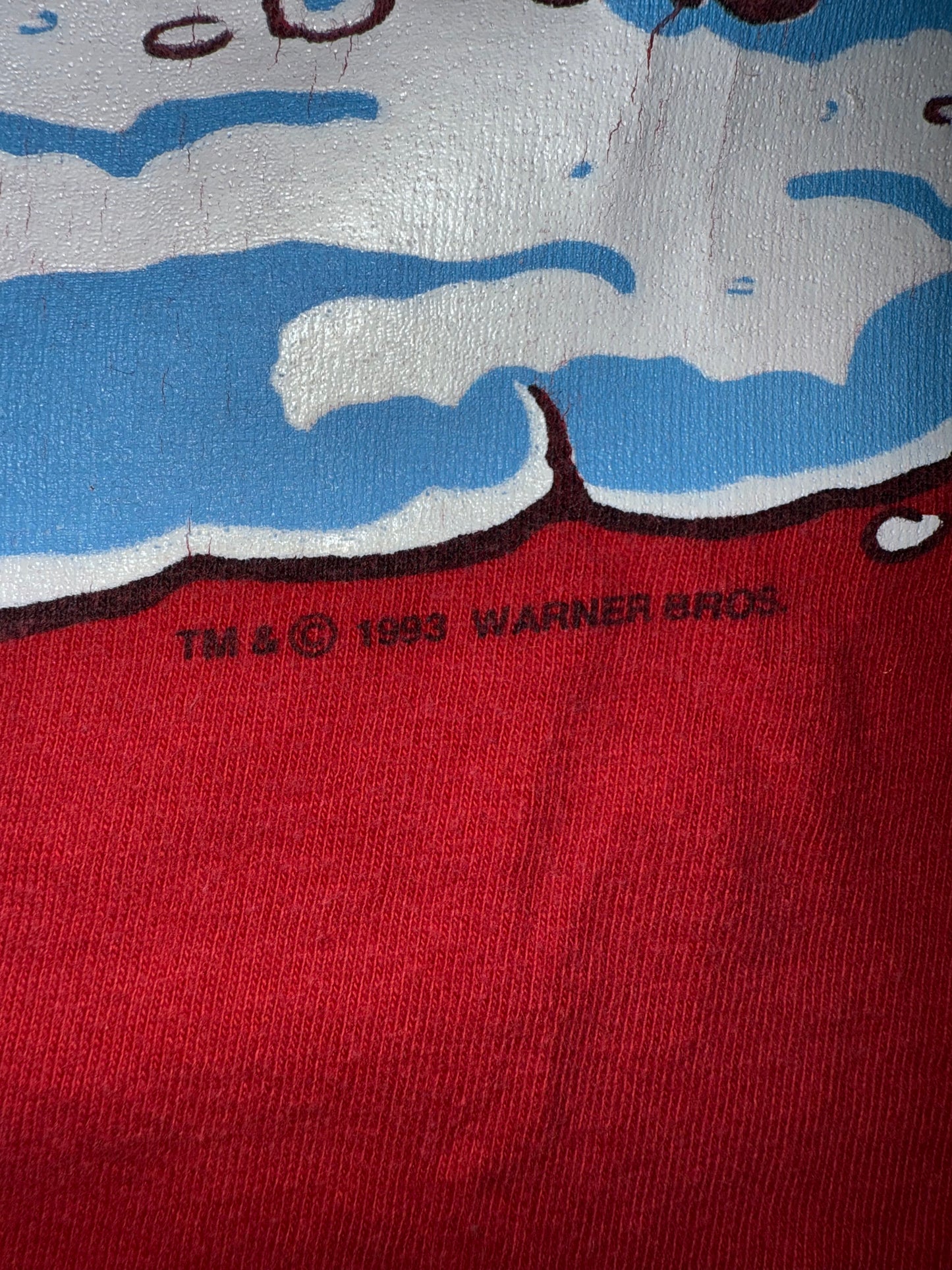 1993 Looney Tunes Xmas Vintage T-Shirt – 2XL – Single Stitch – Warner Bros