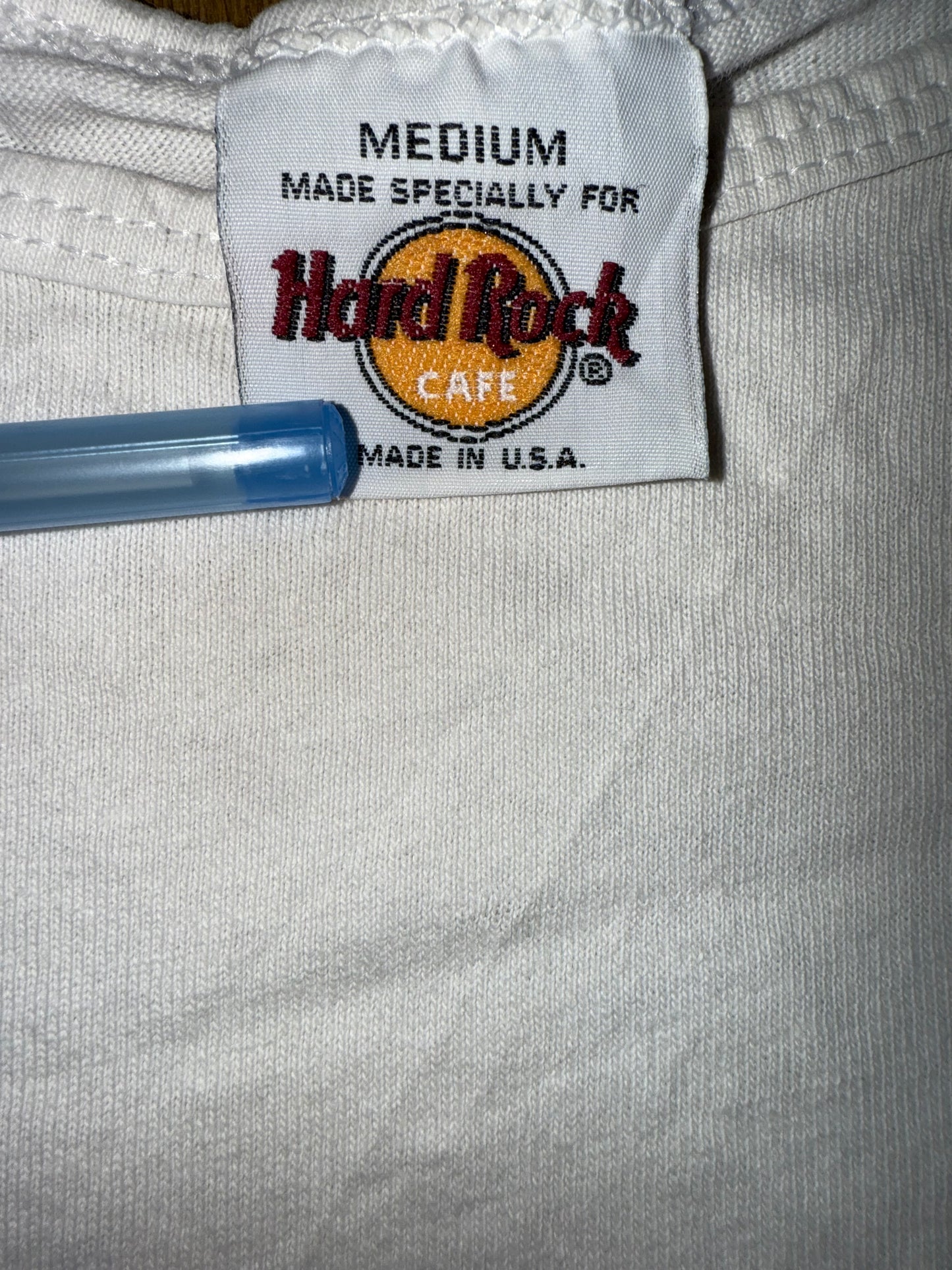 Vintage Hard Rock Cafe Kona Tank Top – Made in USA – White – Size M