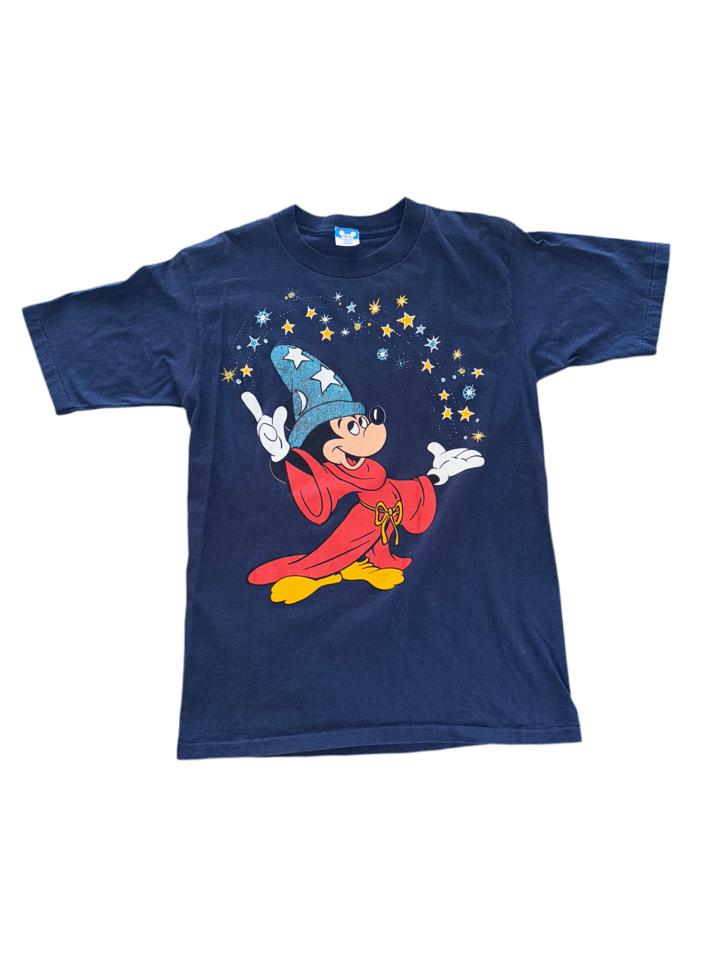 Vintage Mickey Mouse Fantasia Magic Sparkle Tee – Size Large – Made in USA